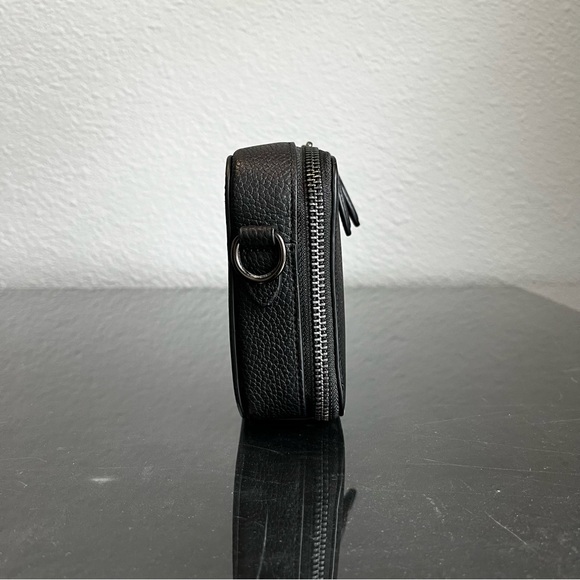 Coach Charter Slim Crossbody in Black Pebbled Leather - Picture 3 of 13